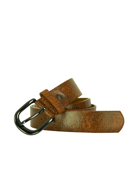 Bælte m/ snake cognac