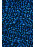 Tørklæde m/ grafisk mønster blå
