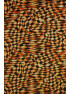 Tørklæde m/ grafisk mønster orange