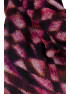 Tørklæde m/ grafisk mønster pink