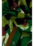 Tørklæde m/ leopard stor grøn
