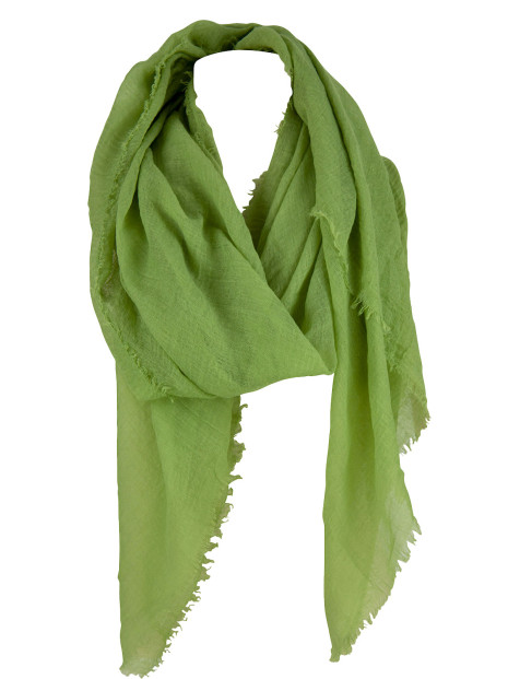 Tørklæde ensfarvet grøn