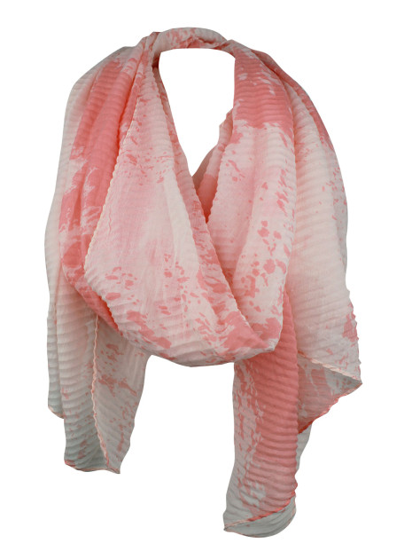 Tørklæde m/ batik rosa