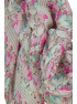 Tørklæde m/ blomst pink