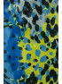 Tørklæde m/ leopard blå