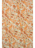 Tørklæde m/ multiblomst orange